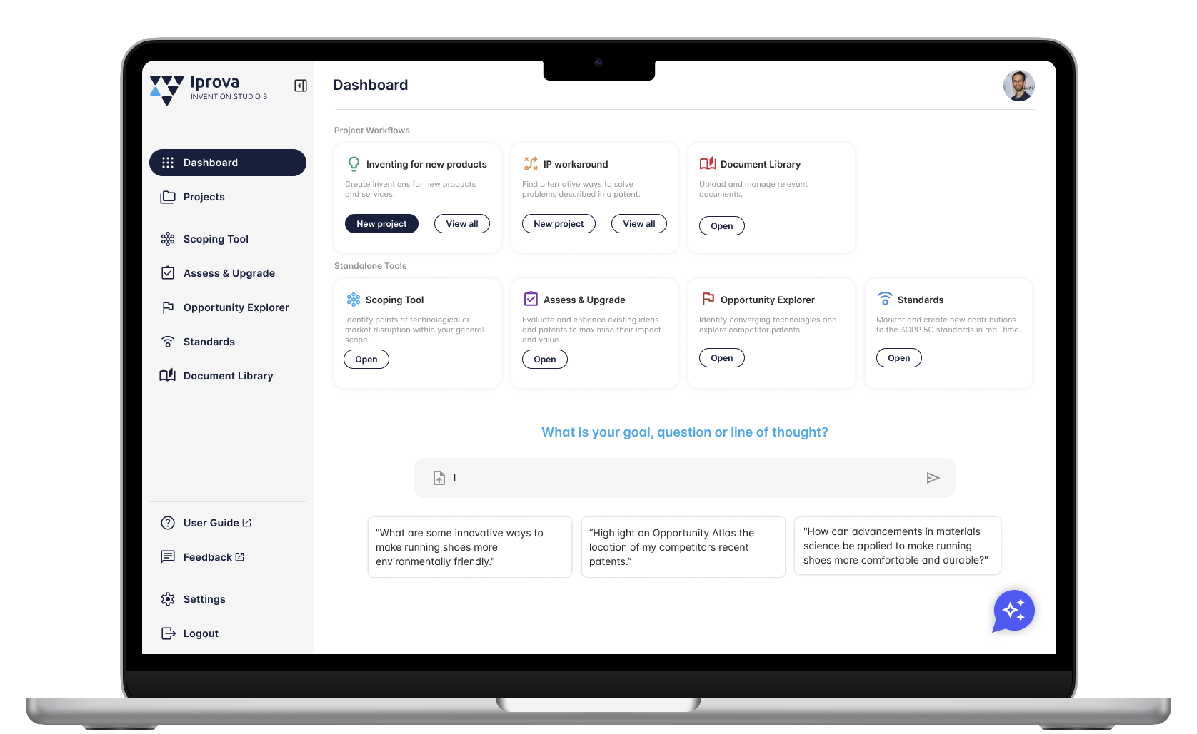 Invention Studio 3 Dashboard